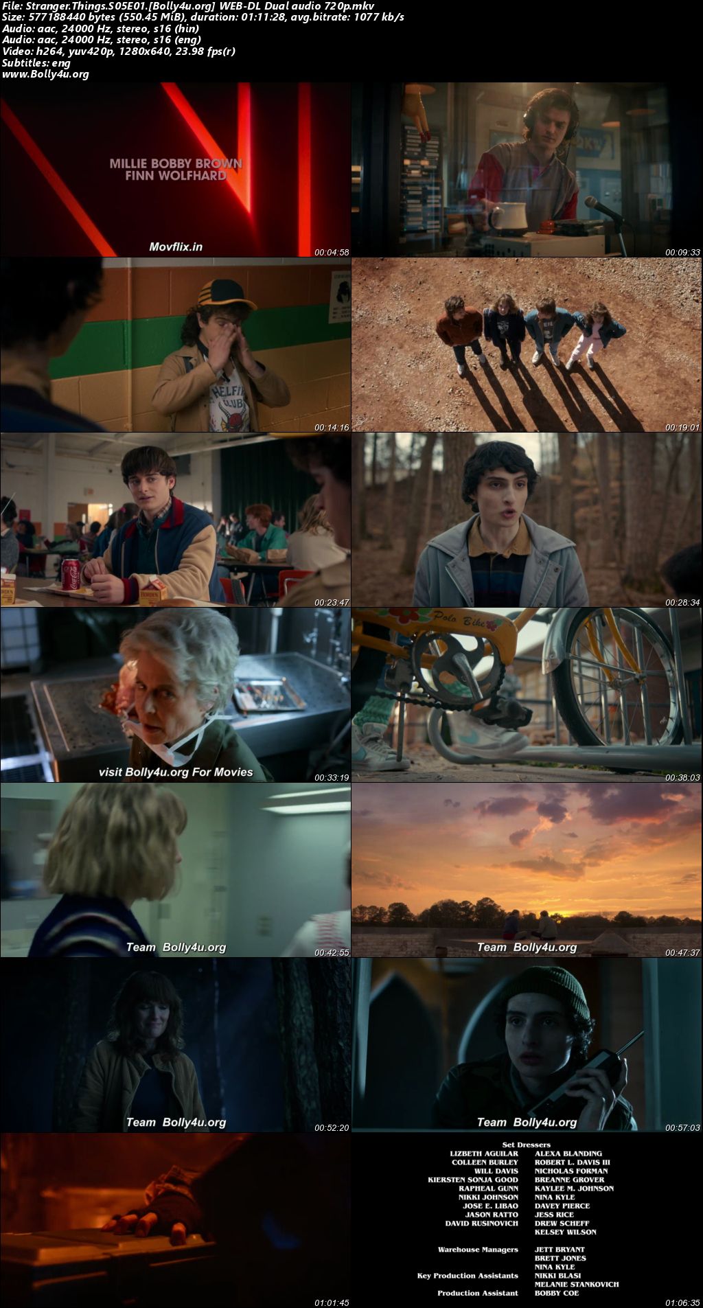 Stranger Things 2025 WEB-DL Hindi ORG Dual Audio S05 Part 01 Download 720p - 480p