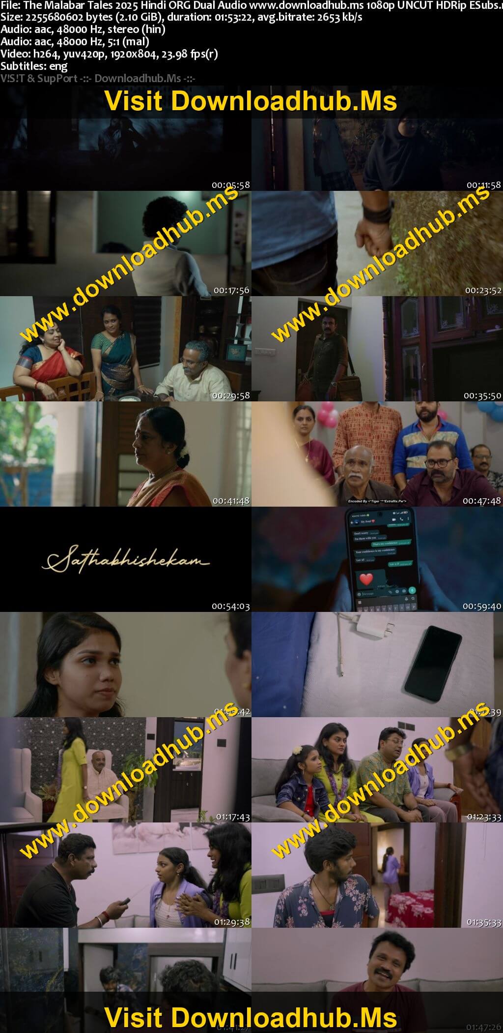 The Malabar Tales 2025 Hindi ORG Dual Audio Movie DD2.0 4k 1080p 720p 480p UNCUT HDRip ESubs x264 HEVC